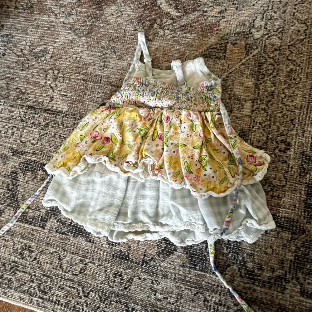 Sweet honey baby girl floral dress - Picture 5 of 5